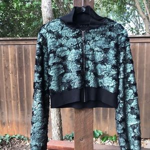 Green Crop Jacket